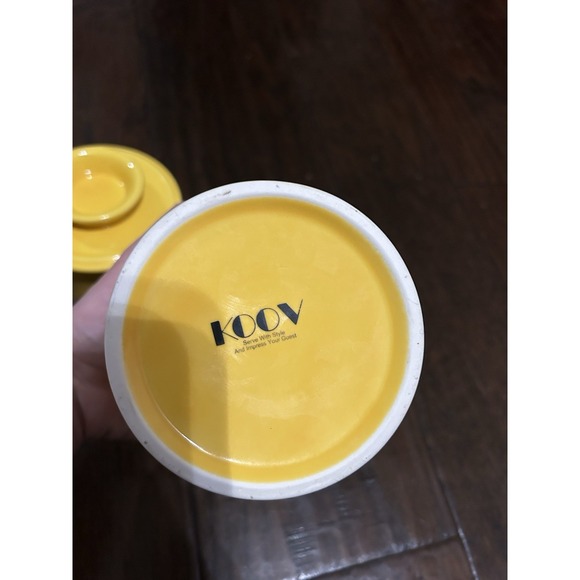 KOOV Ceramic Butter Crock Butter Keeper for Counter French Butter Dish - Picture 5 of 6